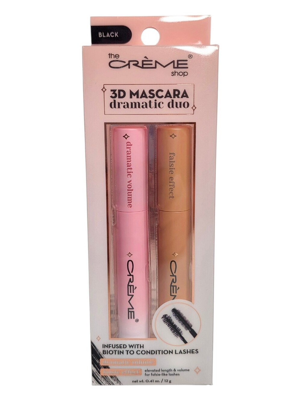 The Creme Shop 3D Mascara Dramatic Duo Set Of 2 Black Limited Edition Makeup